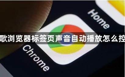 谷歌浏览器标签页声音自动播放怎么控制1