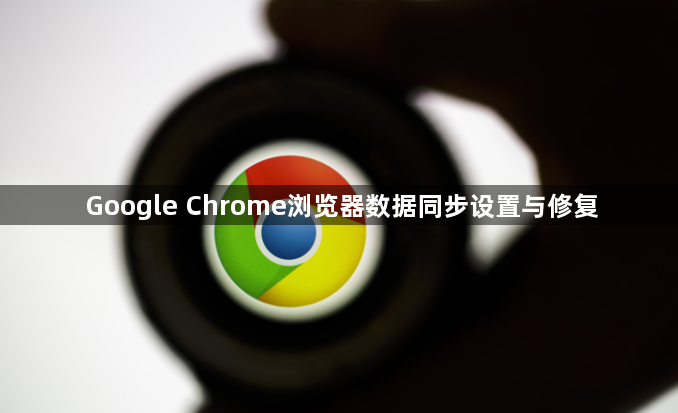 Google Chrome浏览器数据同步设置与修复1
