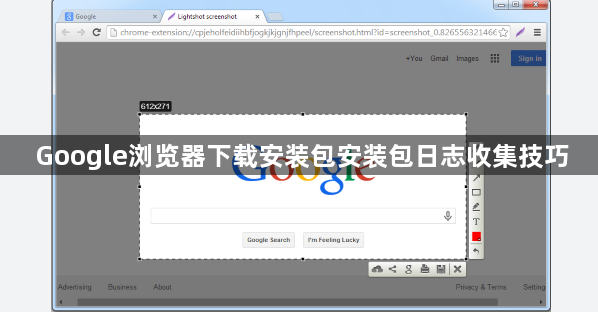 Google浏览器下载安装包安装包日志收集技巧1