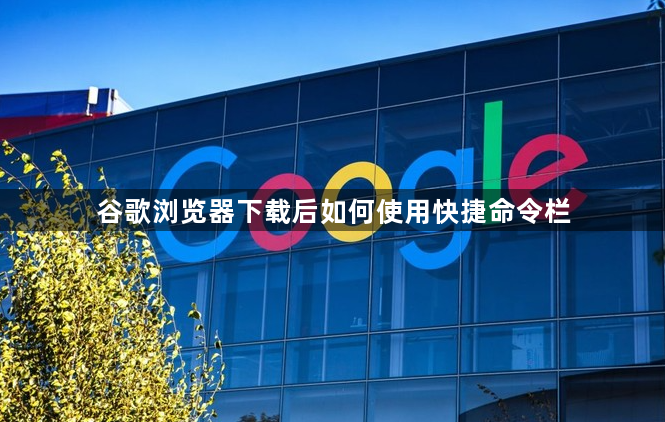 谷歌浏览器下载后如何使用快捷命令栏1