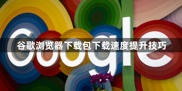 谷歌浏览器下载包下载速度提升技巧1
