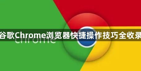 谷歌Chrome浏览器快捷操作技巧全收录1