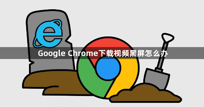 Google Chrome下载视频黑屏怎么办1