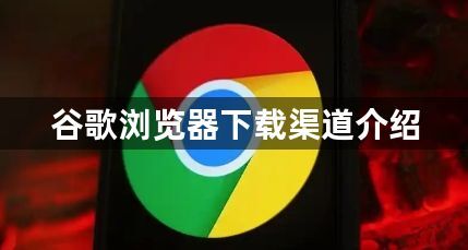 谷歌浏览器下载渠道介绍1