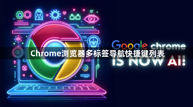 Chrome浏览器多标签导航快捷键列表1