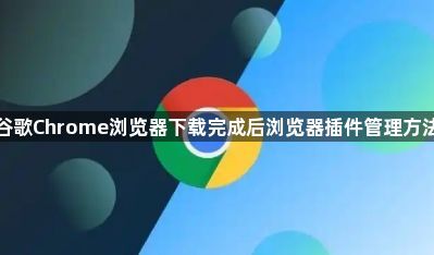 谷歌Chrome浏览器下载完成后浏览器插件管理方法1