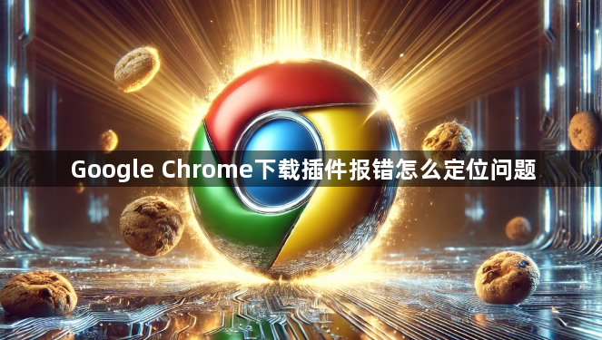 Google Chrome下载插件报错怎么定位问题1