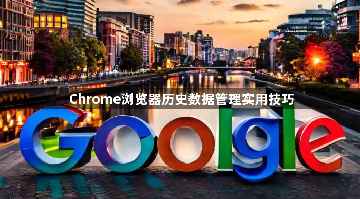 Chrome浏览器历史数据管理实用技巧1