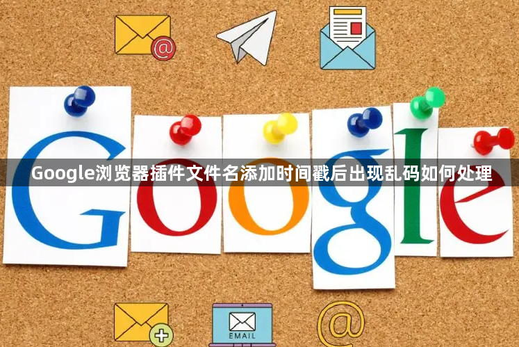 Google浏览器插件文件名添加时间戳后出现乱码如何处理1