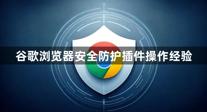 谷歌浏览器安全防护插件操作经验1